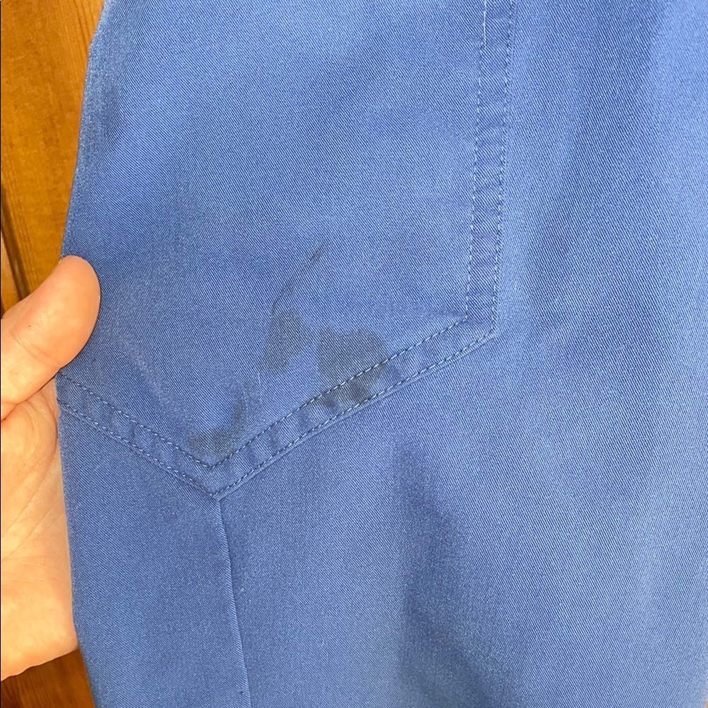 Blue Jogger Pants fig pants size XS Zamora tapered pants nurse scrubs doctor - Picture 3 of 8